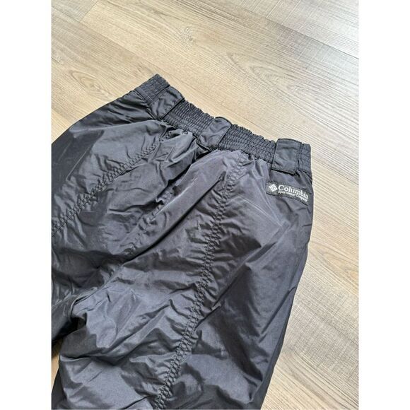 Vintage Columbia Women’s Small Black Fleece Lined Ski Snow Pants Pockets - Picture 8 of 9